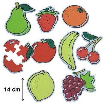 Miniland Set 6 puzzle tematice Fructele