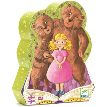 Djeco Puzzle Bucle aurii si cei 3 ursuleti