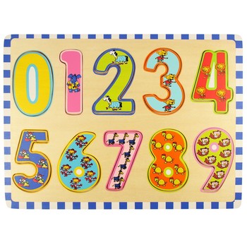 BigJigs Toys Puzzle - Cifre 0-9