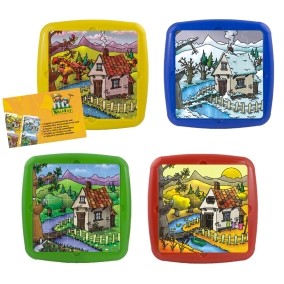 Miniland Set de 4 puzzle Anotimpurile anului