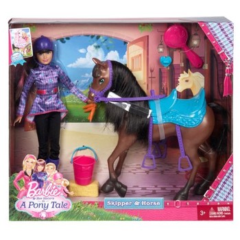 Mattel Barbie si surorile ei - Skipper si calutul