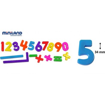 Miniland Set cu numere magnetice 162 piese