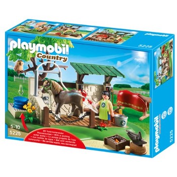 Playmobil Set figurine Centru de ingrijire pentru cai