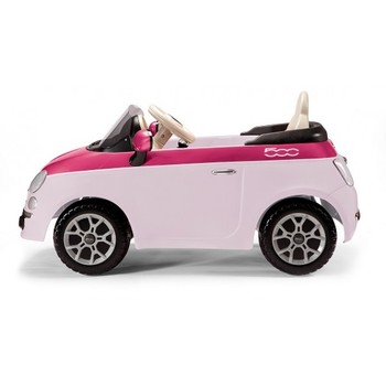Peg Perego Masinuta Fiat 500 Pink/Fucsia cu telecomanda