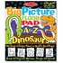 Melissa & Doug Bloc gigant de colorat cu litere si dinozauri