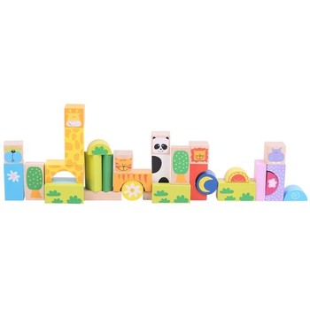 BigJigs Toys Cuburi pentru construit - Safari