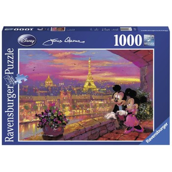 Ravensburger Puzzle Disney apusul la Paris - 1000 Piese