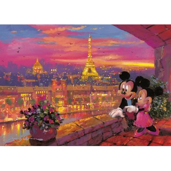 Ravensburger Puzzle Disney apusul la Paris - 1000 Piese
