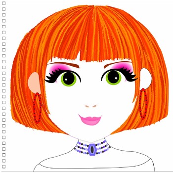 GALT Girl Club - Carticica de colorat pentru fetite - Beauty Studio