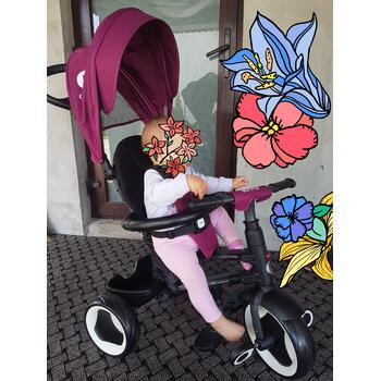 QPlay Tricicleta pliabila pentru copii Rito Violet