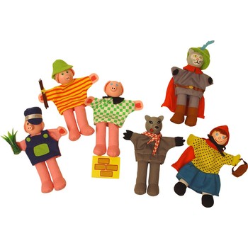 BigJigs Toys Set papusi degetar - Povestile copilariei