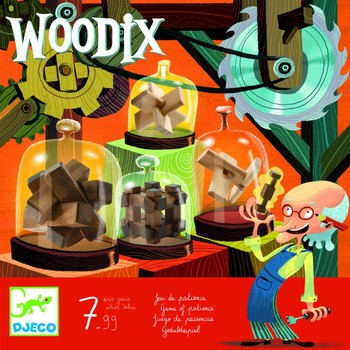 Djeco 6 Jocuri de logica Woodix