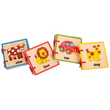 BigJigs Toys Carte pentru bebelusi - animale si obiecte