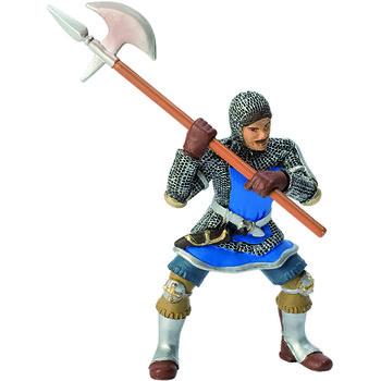 Bullyland Cavaler cu topor si armura imbracat in albastru