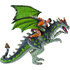 Bullyland Luptator pe dragon cu pete verzi