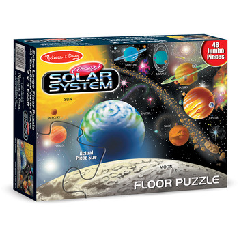 Melissa & Doug Puzzle de podea Sistemul Solar - 48 piese