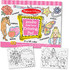 Melissa & Doug Caiet jumbo cu desene pentru colorat - Roz