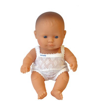 Papusa Baby european fata - 21 cm