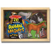 Set animale din lemn cu magneti