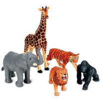 Set figurine mari Animale din jungla