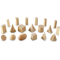Set 19 forme geometrice din lemn