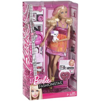 Mattel Papusa Barbie Fashionistas Blonda cu animal de companie