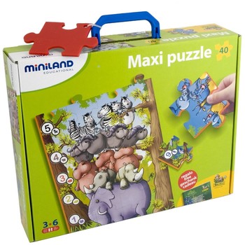 Miniland Puzzle de podea educativ cu numere