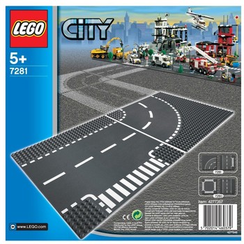LEGO ® City - Sosea curba plus intersectie