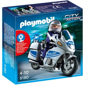 Playmobil Figurina Motocicleta politiei