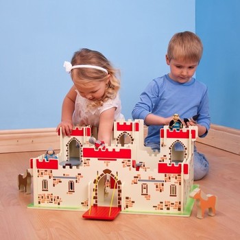BigJigs Toys Castelul regelui Arthur