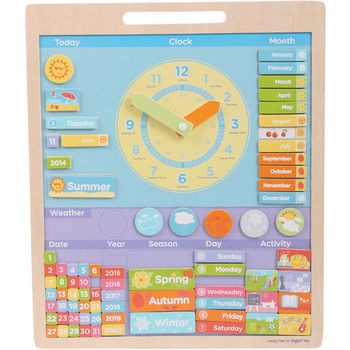 BigJigs Toys Vremea - Calendar magnetic in limba engleza