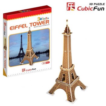 Cubicfun Puzzle 3d pentru copii Turnul Eiffel