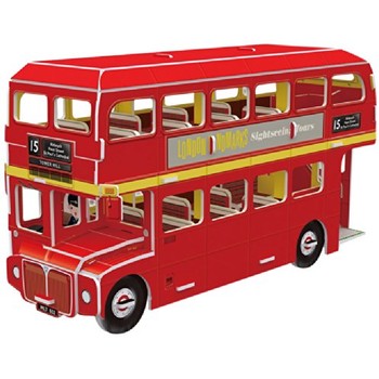 Cubicfun Puzzle 3d pentru copii Double Decker Bus