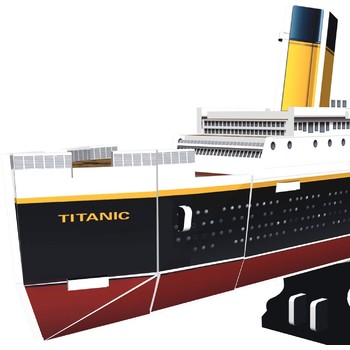 Cubicfun Puzzle 3d pentru copii Mini Titanic