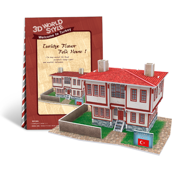 Cubicfun Puzzle 3d pentru copii Casa turceasca Model 1