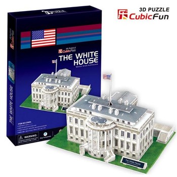 Cubicfun Puzzle 3d pentru copii Casa Alba