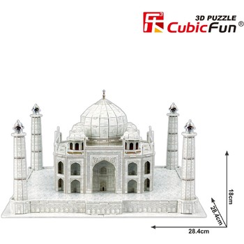 Cubicfun Puzzle 3d pentru copii Taj Mahal 87 piese