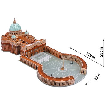 Cubicfun Puzzle 3d pentru copii Bazilica Sfantul Petru Vatican