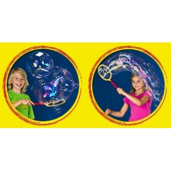 Pustefix Bubble Toys Jucarie baloane de sapun - Galetusa No Spill + 3 inele de suflat + 250 ml solutie