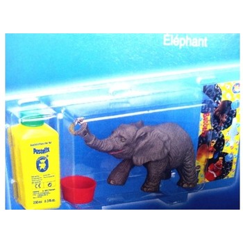 Pustefix Bubble Toys Jucarie baloane de sapun Bubelix Elefant mare + tavita + 250 ml solutie non-toxica