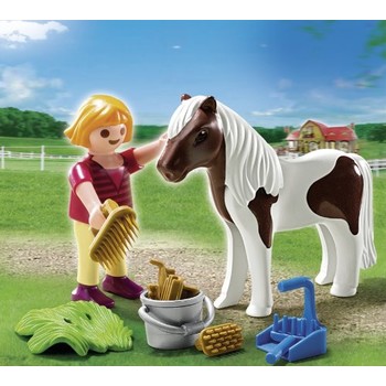 Playmobil Figurina Fetita cu ponei