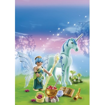 Playmobil Set figurine Zana vindecatoare si unicornul safirul noptii