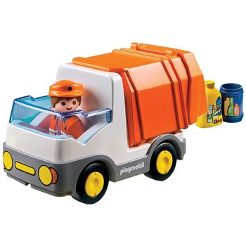 Playmobil 1.2.3 - Figurina Camion deseuri