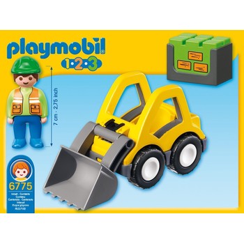 Playmobil 1.2.3 - Figurina Excavator