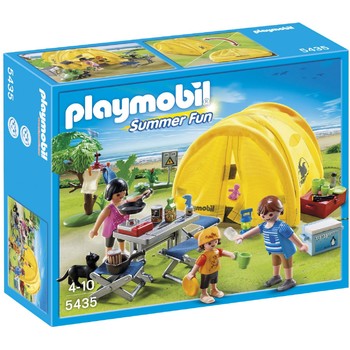 Playmobil Set figurine In excursie la camping