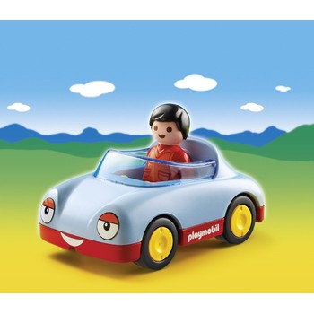 Playmobil 1.2.3 - Figurina Masinuta