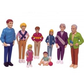 Miniland Familie de europeni 8 figurine