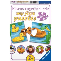 Puzzle Animale adorabile - Set cu 9 puzzle-uri cu 2 Piese