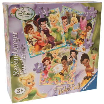 Ravensburger Puzzle Zanele Disney -  Set 3 puzzle-uri cu 25/36/49 de Piese