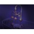 babymoov Carusel muzical cu lumini Starlight hibiscus